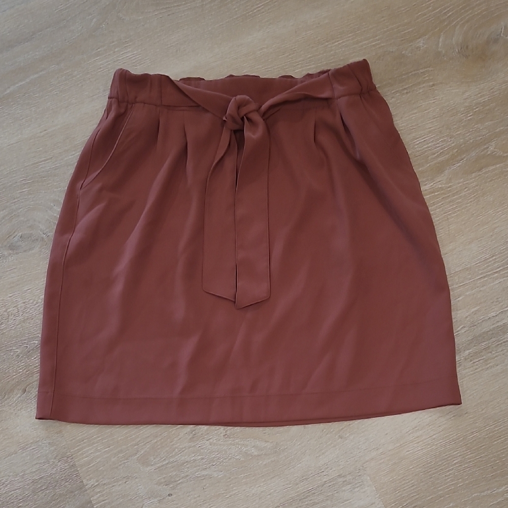 Lululemon Athletica Rust Skirt With Tie